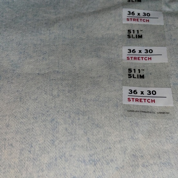 Mens Levi’s® 511™ Slim Fit Advanced Stretch - Picture 7 of 12